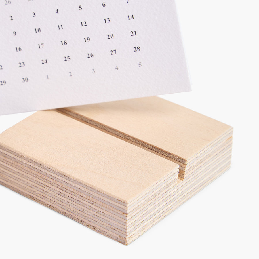 Calendario de Madera