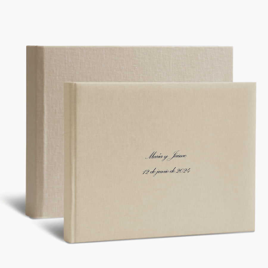 Álbum Luxe de Lino en Papel Hahnemühle con Caja - Click +Click +